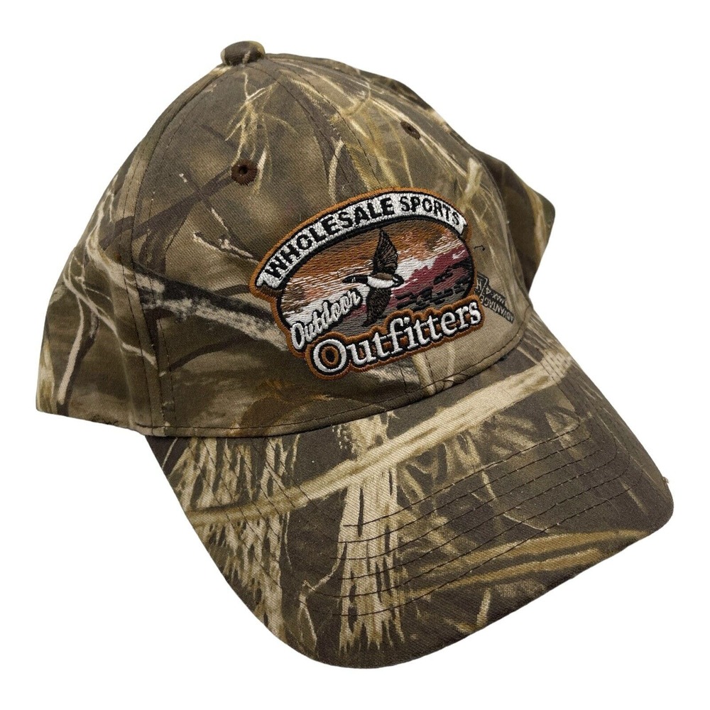 Wholesale Sports Outdoor Outfitters Camo Hat Strap Back